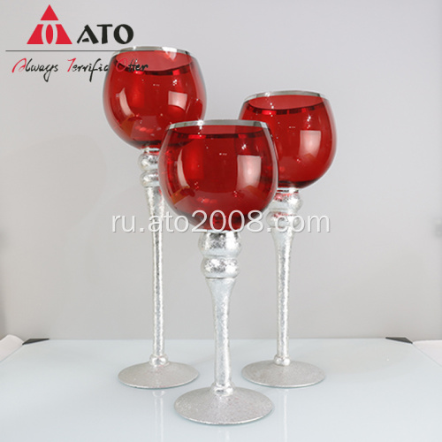 Ato Candle Holders для свадебных украшений со стеклом